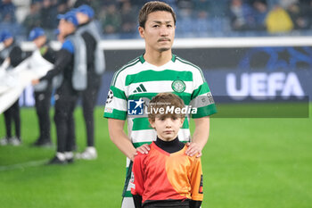 2024-10-23 - Daizen Maeda of Celtic FC of Celtic FC during the UEFA Champions League 2024/2025 League Phase MD3 football match between Atalanta BC and Celtic FC at Gewiss Stadium on October 23, 2024, Bergamo, Italy. - ATALANTA BC VS CELTIC - UEFA CHAMPIONS LEAGUE - SOCCER