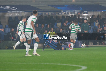 2024-10-23 - Reo Hatate of Celtic FC in action during the UEFA Champions League 2024/2025 League Phase MD3 football match between Atalanta BC and Celtic FC at Gewiss Stadium on October 23, 2024, Bergamo, Italy. - ATALANTA BC VS CELTIC - UEFA CHAMPIONS LEAGUE - SOCCER