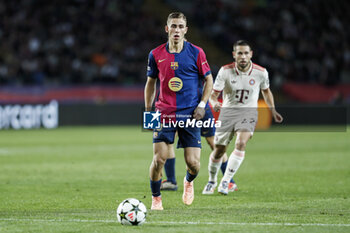 2024-10-23 - Fermin Lopez of FC Barcelona during the UEFA Champions League, League phase, Matchday 3 football match between FC Barcelona and Bayern Munich on 23 October 2024 at Estadi Olímpic Lluís Companys in Barcelona, Spain - FOOTBALL - CHAMPIONS LEAGUE - FC BARCELONA V BAYERN MUNICH - UEFA CHAMPIONS LEAGUE - SOCCER