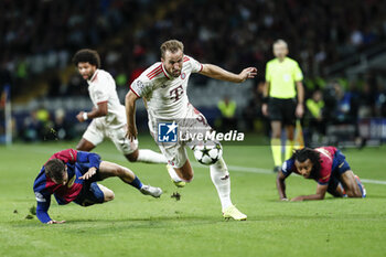 2024-10-23 - Harry Kane of Bayern Munich during the UEFA Champions League, League phase, Matchday 3 football match between FC Barcelona and Bayern Munich on 23 October 2024 at Estadi Olímpic Lluís Companys in Barcelona, Spain - FOOTBALL - CHAMPIONS LEAGUE - FC BARCELONA V BAYERN MUNICH - UEFA CHAMPIONS LEAGUE - SOCCER