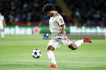 2024-10-23 - Serge Gnabry of Bayern Munich during the UEFA Champions League, League phase, Matchday 3 football match between FC Barcelona and Bayern Munich on 23 October 2024 at Estadi Olímpic Lluís Companys in Barcelona, Spain - FOOTBALL - CHAMPIONS LEAGUE - FC BARCELONA V BAYERN MUNICH - UEFA CHAMPIONS LEAGUE - SOCCER