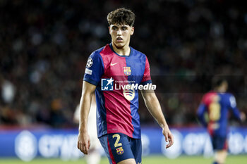 2024-10-23 - Pau Cubarsi of FC Barcelona during the UEFA Champions League, League phase, Matchday 3 football match between FC Barcelona and Bayern Munich on 23 October 2024 at Estadi Olímpic Lluís Companys in Barcelona, Spain - FOOTBALL - CHAMPIONS LEAGUE - FC BARCELONA V BAYERN MUNICH - UEFA CHAMPIONS LEAGUE - SOCCER