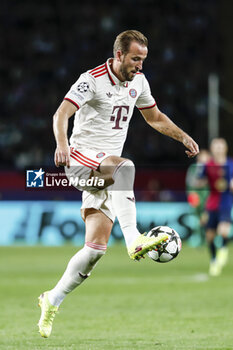 2024-10-23 - Harry Kane of Bayern Munich during the UEFA Champions League, League phase, Matchday 3 football match between FC Barcelona and Bayern Munich on 23 October 2024 at Estadi Olímpic Lluís Companys in Barcelona, Spain - FOOTBALL - CHAMPIONS LEAGUE - FC BARCELONA V BAYERN MUNICH - UEFA CHAMPIONS LEAGUE - SOCCER