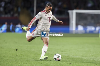 2024-10-23 - Leroy Sane of Bayern Munich during the UEFA Champions League, League phase, Matchday 3 football match between FC Barcelona and Bayern Munich on 23 October 2024 at Estadi Olímpic Lluís Companys in Barcelona, Spain - FOOTBALL - CHAMPIONS LEAGUE - FC BARCELONA V BAYERN MUNICH - UEFA CHAMPIONS LEAGUE - SOCCER