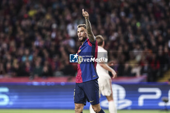 2024-10-23 - Inigo Martinez of FC Barcelona during the UEFA Champions League, League phase, Matchday 3 football match between FC Barcelona and Bayern Munich on 23 October 2024 at Estadi Olímpic Lluís Companys in Barcelona, Spain - FOOTBALL - CHAMPIONS LEAGUE - FC BARCELONA V BAYERN MUNICH - UEFA CHAMPIONS LEAGUE - SOCCER