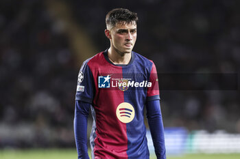 2024-10-23 - Pedro Gonzalez Pedri of FC Barcelona during the UEFA Champions League, League phase, Matchday 3 football match between FC Barcelona and Bayern Munich on 23 October 2024 at Estadi Olímpic Lluís Companys in Barcelona, Spain - FOOTBALL - CHAMPIONS LEAGUE - FC BARCELONA V BAYERN MUNICH - UEFA CHAMPIONS LEAGUE - SOCCER