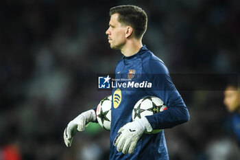 2024-10-23 - Wojciech SZCZESNY of Barcelona during the UEFA Champions League, League Phase MD3 football match between FC Barcelona and Bayern Munich on 23 October 2024 at Estadi Olimpic Lluis Companys in Barcelona, Spain - FOOTBALL - CHAMPIONS LEAGUE - FC BARCELONA V BAYERN MUNICH - UEFA CHAMPIONS LEAGUE - SOCCER