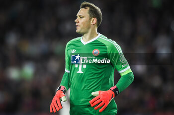 2024-10-23 - Manuel NEUER of Bayern Munich during the UEFA Champions League, League Phase MD3 football match between FC Barcelona and Bayern Munich on 23 October 2024 at Estadi Olimpic Lluis Companys in Barcelona, Spain - FOOTBALL - CHAMPIONS LEAGUE - FC BARCELONA V BAYERN MUNICH - UEFA CHAMPIONS LEAGUE - SOCCER