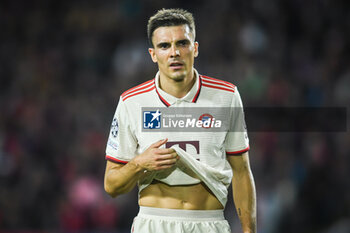 2024-10-23 - Joao PALHINHA of Bayern Munich during the UEFA Champions League, League Phase MD3 football match between FC Barcelona and Bayern Munich on 23 October 2024 at Estadi Olimpic Lluis Companys in Barcelona, Spain - FOOTBALL - CHAMPIONS LEAGUE - FC BARCELONA V BAYERN MUNICH - UEFA CHAMPIONS LEAGUE - SOCCER