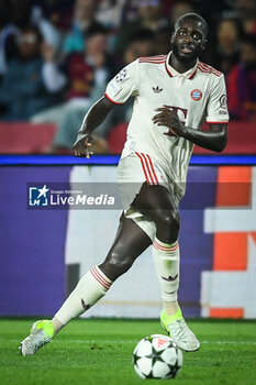 2024-10-23 - Dayot UPAMECANO of Bayern Munich during the UEFA Champions League, League Phase MD3 football match between FC Barcelona and Bayern Munich on 23 October 2024 at Estadi Olimpic Lluis Companys in Barcelona, Spain - FOOTBALL - CHAMPIONS LEAGUE - FC BARCELONA V BAYERN MUNICH - UEFA CHAMPIONS LEAGUE - SOCCER