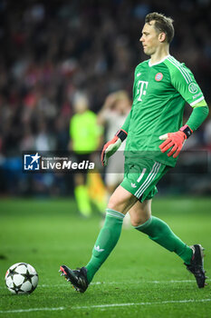 2024-10-23 - Manuel NEUER of Bayern Munich during the UEFA Champions League, League Phase MD3 football match between FC Barcelona and Bayern Munich on 23 October 2024 at Estadi Olimpic Lluis Companys in Barcelona, Spain - FOOTBALL - CHAMPIONS LEAGUE - FC BARCELONA V BAYERN MUNICH - UEFA CHAMPIONS LEAGUE - SOCCER