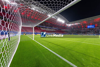 2024-10-23 - General stadium view inside the Red Bull Arena before the UEFA Champions League, League phase, Matchday 3 football match between RB Leipzig and Liverpool FC on 23 October 2024 at Red Bull Arena in Leipzig, Germany - FOOTBALL - CHAMPIONS LEAGUE - LEIPZIG V LIVERPOOL - UEFA CHAMPIONS LEAGUE - SOCCER