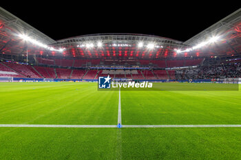 2024-10-23 - General stadium view inside the Red Bull Arena before the UEFA Champions League, League phase, Matchday 3 football match between RB Leipzig and Liverpool FC on 23 October 2024 at Red Bull Arena in Leipzig, Germany - FOOTBALL - CHAMPIONS LEAGUE - LEIPZIG V LIVERPOOL - UEFA CHAMPIONS LEAGUE - SOCCER