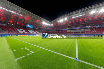 2024-10-23 - General stadium view inside the Red Bull Arena before the UEFA Champions League, League phase, Matchday 3 football match between RB Leipzig and Liverpool FC on 23 October 2024 at Red Bull Arena in Leipzig, Germany - FOOTBALL - CHAMPIONS LEAGUE - LEIPZIG V LIVERPOOL - UEFA CHAMPIONS LEAGUE - SOCCER