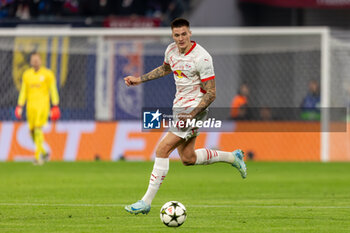 2024-10-23 - RB Leipzig forward Benjamin Sesko during the UEFA Champions League, League phase, Matchday 3 football match between RB Leipzig and Liverpool FC on 23 October 2024 at Red Bull Arena in Leipzig, Germany - FOOTBALL - CHAMPIONS LEAGUE - LEIPZIG V LIVERPOOL - UEFA CHAMPIONS LEAGUE - SOCCER