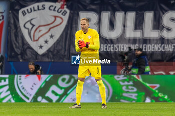 2024-10-23 - RB Leipzig goalkeeper Peter Gulacsi during the UEFA Champions League, League phase, Matchday 3 football match between RB Leipzig and Liverpool FC on 23 October 2024 at Red Bull Arena in Leipzig, Germany - FOOTBALL - CHAMPIONS LEAGUE - LEIPZIG V LIVERPOOL - UEFA CHAMPIONS LEAGUE - SOCCER