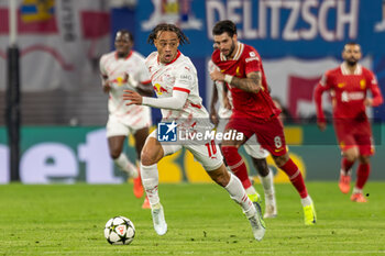 2024-10-23 - RB Leipzig forward Xavi Simons during the UEFA Champions League, League phase, Matchday 3 football match between RB Leipzig and Liverpool FC on 23 October 2024 at Red Bull Arena in Leipzig, Germany - FOOTBALL - CHAMPIONS LEAGUE - LEIPZIG V LIVERPOOL - UEFA CHAMPIONS LEAGUE - SOCCER