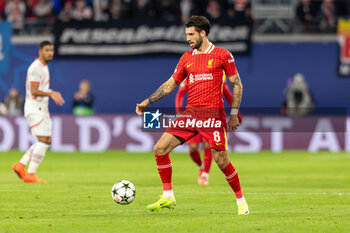 2024-10-23 - Liverpool midfielder Dominik Szoboszlai during the UEFA Champions League, League phase, Matchday 3 football match between RB Leipzig and Liverpool FC on 23 October 2024 at Red Bull Arena in Leipzig, Germany - FOOTBALL - CHAMPIONS LEAGUE - LEIPZIG V LIVERPOOL - UEFA CHAMPIONS LEAGUE - SOCCER