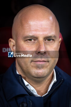 2024-10-23 - Liverpool manager Arne Slot during the UEFA Champions League, League phase, Matchday 3 football match between RB Leipzig and Liverpool FC on 23 October 2024 at Red Bull Arena in Leipzig, Germany - FOOTBALL - CHAMPIONS LEAGUE - LEIPZIG V LIVERPOOL - UEFA CHAMPIONS LEAGUE - SOCCER