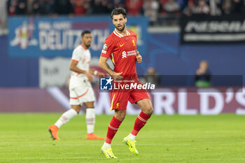 2024-10-23 - Liverpool midfielder Dominik Szoboszlai during the UEFA Champions League, League phase, Matchday 3 football match between RB Leipzig and Liverpool FC on 23 October 2024 at Red Bull Arena in Leipzig, Germany - FOOTBALL - CHAMPIONS LEAGUE - LEIPZIG V LIVERPOOL - UEFA CHAMPIONS LEAGUE - SOCCER