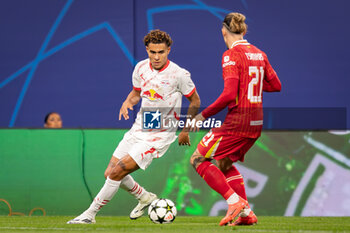 2024-10-23 - RB Leipzig midfielder Dani Olmo (7) during the UEFA Champions League, League phase, Matchday 3 football match between RB Leipzig and Liverpool FC on 23 October 2024 at Red Bull Arena in Leipzig, Germany - FOOTBALL - CHAMPIONS LEAGUE - LEIPZIG V LIVERPOOL - UEFA CHAMPIONS LEAGUE - SOCCER