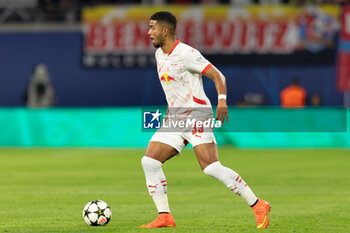 2024-10-23 - RB Leipzig defender Benjamin Henrichs during the UEFA Champions League, League phase, Matchday 3 football match between RB Leipzig and Liverpool FC on 23 October 2024 at Red Bull Arena in Leipzig, Germany - FOOTBALL - CHAMPIONS LEAGUE - LEIPZIG V LIVERPOOL - UEFA CHAMPIONS LEAGUE - SOCCER