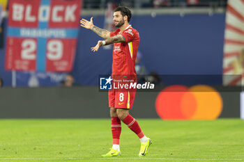 2024-10-23 - Liverpool midfielder Dominik Szoboszlai during the UEFA Champions League, League phase, Matchday 3 football match between RB Leipzig and Liverpool FC on 23 October 2024 at Red Bull Arena in Leipzig, Germany - FOOTBALL - CHAMPIONS LEAGUE - LEIPZIG V LIVERPOOL - UEFA CHAMPIONS LEAGUE - SOCCER