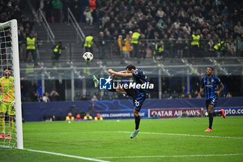 2024-11-06 - Marcus Thuram of Fc Inter celebrating after a penalty during the UEFA Champions League stage match Phase MD4 between Inter FC Internazionale and Arsenal FC, on 6 of November 2024, at Giuseppe Meazza San Siro Siro stadium in Milan, Italy - INTER - FC INTERNAZIONALE VS ARSENAL FC - UEFA CHAMPIONS LEAGUE - SOCCER