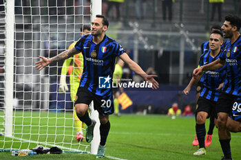 2024-11-06 - Marcus Thuram of Fc Inter celebrating after a penalty during the UEFA Champions League stage match Phase MD4 between Inter FC Internazionale and Arsenal FC, on 6 of November 2024, at Giuseppe Meazza San Siro Siro stadium in Milan, Italy - INTER - FC INTERNAZIONALE VS ARSENAL FC - UEFA CHAMPIONS LEAGUE - SOCCER