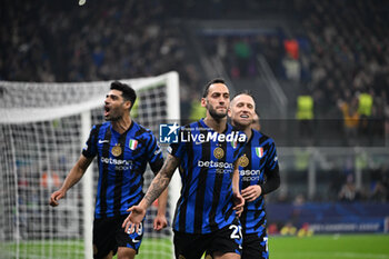 2024-11-06 - Marcus Thuram of Fc Inter celebrating after a penalty during the UEFA Champions League stage match Phase MD4 between Inter FC Internazionale and Arsenal FC, on 6 of November 2024, at Giuseppe Meazza San Siro Siro stadium in Milan, Italy - INTER - FC INTERNAZIONALE VS ARSENAL FC - UEFA CHAMPIONS LEAGUE - SOCCER