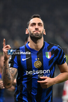 2024-11-06 - Marcus Thuram of Fc Inter celebrating after a penalty during the UEFA Champions League stage match Phase MD4 between Inter FC Internazionale and Arsenal FC, on 6 of November 2024, at Giuseppe Meazza San Siro Siro stadium in Milan, Italy - INTER - FC INTERNAZIONALE VS ARSENAL FC - UEFA CHAMPIONS LEAGUE - SOCCER