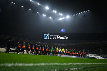 2024-11-06 - Lineup of Inter FC and Arsenal FC during the UEFA Champions League stage match Phase MD4 between Inter FC Internazionale and Arsenal FC, on 6 of November 2024, at Giuseppe Meazza San Siro Siro stadium in Milan, Italy - INTER - FC INTERNAZIONALE VS ARSENAL FC - UEFA CHAMPIONS LEAGUE - SOCCER