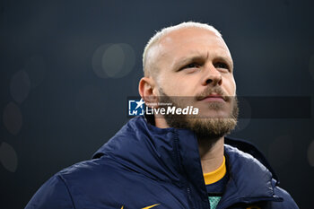 2024-11-06 - federico Dimarco of Inter FC during the UEFA Champions League stage match Phase MD4 between Inter FC Internazionale and Arsenal FC, on 6 of November 2024, at Giuseppe Meazza San Siro Siro stadium in Milan, Italy - INTER - FC INTERNAZIONALE VS ARSENAL FC - UEFA CHAMPIONS LEAGUE - SOCCER