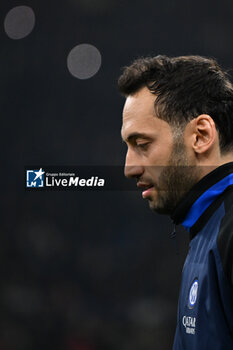 2024-11-06 - Hakan Calhanoglu of Inter FC during the UEFA Champions League stage match Phase MD4 between Inter FC Internazionale and Arsenal FC, on 6 of November 2024, at Giuseppe Meazza San Siro Siro stadium in Milan, Italy - INTER - FC INTERNAZIONALE VS ARSENAL FC - UEFA CHAMPIONS LEAGUE - SOCCER