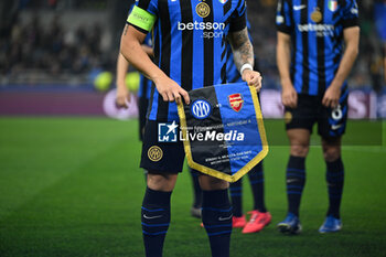 2024-11-06 - Lautaro Martinez of Inter FC during the UEFA Champions League stage match Phase MD4 between Inter FC Internazionale and Arsenal FC, on 6 of November 2024, at Giuseppe Meazza San Siro Siro stadium in Milan, Italy - INTER - FC INTERNAZIONALE VS ARSENAL FC - UEFA CHAMPIONS LEAGUE - SOCCER