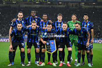 2024-11-06 - Lineup of Inter FC during the UEFA Champions League stage match Phase MD4 between Inter FC Internazionale and Arsenal FC, on 6 of November 2024, at Giuseppe Meazza San Siro Siro stadium in Milan, Italy - INTER - FC INTERNAZIONALE VS ARSENAL FC - UEFA CHAMPIONS LEAGUE - SOCCER