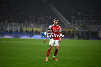 2024-11-06 - Leandro Trossard of Arsenal FC during the UEFA Champions League stage match Phase MD4 between Inter FC Internazionale and Arsenal FC, on 6 of November 2024, at Giuseppe Meazza San Siro Siro stadium in Milan, Italy - INTER - FC INTERNAZIONALE VS ARSENAL FC - UEFA CHAMPIONS LEAGUE - SOCCER