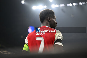 2024-11-06 - Bukayo Saka of Arsenal FC during the UEFA Champions League stage match Phase MD4 between Inter FC Internazionale and Arsenal FC, on 6 of November 2024, at Giuseppe Meazza San Siro Siro stadium in Milan, Italy - INTER - FC INTERNAZIONALE VS ARSENAL FC - UEFA CHAMPIONS LEAGUE - SOCCER