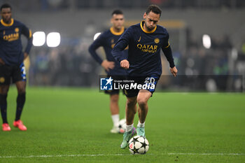 2024-11-06 - Hakan Calhanoglu of Inter FC during the UEFA Champions League stage match Phase MD4 between Inter FC Internazionale and Arsenal FC, on 6 of November 2024, at Giuseppe Meazza San Siro Siro stadium in Milan, Italy - INTER - FC INTERNAZIONALE VS ARSENAL FC - UEFA CHAMPIONS LEAGUE - SOCCER