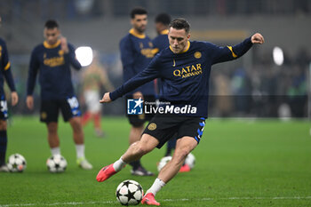 2024-11-06 - Piotr Zielinski of Inter FC during the UEFA Champions League stage match Phase MD4 between Inter FC Internazionale and Arsenal FC, on 6 of November 2024, at Giuseppe Meazza San Siro Siro stadium in Milan, Italy - INTER - FC INTERNAZIONALE VS ARSENAL FC - UEFA CHAMPIONS LEAGUE - SOCCER