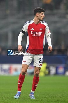 2024-11-06 - Kai Havertz of Arsenal FC during the UEFA Champions League stage match Phase MD4 between Inter FC Internazionale and Arsenal FC, on 6 of November 2024, at Giuseppe Meazza San Siro Siro stadium in Milan, Italy - INTER - FC INTERNAZIONALE VS ARSENAL FC - UEFA CHAMPIONS LEAGUE - SOCCER