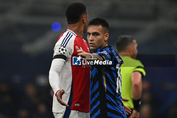 2024-11-06 - Lautaro Martinez of Inter FC during the UEFA Champions League stage match Phase MD4 between Inter FC Internazionale and Arsenal FC, on 6 of November 2024, at Giuseppe Meazza San Siro Siro stadium in Milan, Italy - INTER - FC INTERNAZIONALE VS ARSENAL FC - UEFA CHAMPIONS LEAGUE - SOCCER