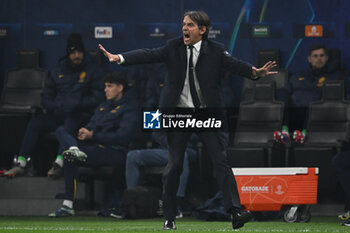 2024-11-06 - Simone Inzaghi, Head Coach of Fc Inter, the UEFA Champions League stage match Phase MD4 between Inter FC Internazionale and Arsenal FC, on 6 of November 2024, at Giuseppe Meazza San Siro Siro stadium in Milan, Italy - INTER - FC INTERNAZIONALE VS ARSENAL FC - UEFA CHAMPIONS LEAGUE - SOCCER