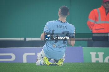 2024-11-05 - Phil FODEN of Manchester City celebrates his goal during the UEFA Champions League, League Phase MD4 football match between Sporting CP and Manchester City on 5 November 2024 at Estadio Jose Alvalade in Lisbon, Portugal - FOOTBALL - CHAMPIONS LEAGUE - SPORTING CP V MANCHESTER CITY - UEFA CHAMPIONS LEAGUE - SOCCER