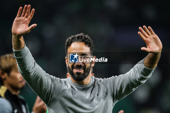 2024-11-05 - Ruben AMORIM of Sporting celebrates the victory during the UEFA Champions League, League Phase MD4 football match between Sporting CP and Manchester City on 5 November 2024 at Estadio Jose Alvalade in Lisbon, Portugal - FOOTBALL - CHAMPIONS LEAGUE - SPORTING CP V MANCHESTER CITY - UEFA CHAMPIONS LEAGUE - SOCCER