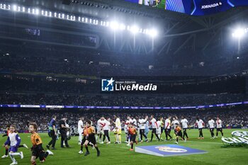 2024-11-05 - UEFA Champions League soccer match Real Madrid vs Milan at Santiago Bernabeu Stadium in Madrid, Spain 05 November 2024 Real Madrid and Milan players at the begin of the match 900/Cordon Press - UEFA CHAMPIONS LEAGUE: REAL MADRID VS MILAN - UEFA CHAMPIONS LEAGUE - SOCCER