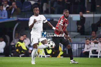 2024-11-05 - UEFA Champions League soccer match Real Madrid vs Milan at Santiago Bernabeu Stadium in Madrid, Spain 05 November 2024 Vinicius Jr 900/Cordon Press - UEFA CHAMPIONS LEAGUE: REAL MADRID VS MILAN - UEFA CHAMPIONS LEAGUE - SOCCER