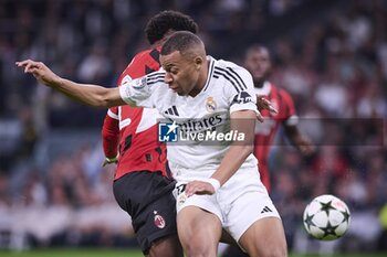 2024-11-05 - UEFA Champions League soccer match Real Madrid vs Milan at Santiago Bernabeu Stadium in Madrid, Spain 05 November 2024 Kylian Mbappe 900/Cordon Press - UEFA CHAMPIONS LEAGUE: REAL MADRID VS MILAN - UEFA CHAMPIONS LEAGUE - SOCCER