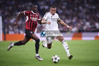 2024-11-05 - UEFA Champions League soccer match Real Madrid vs Milan at Santiago Bernabeu Stadium in Madrid, Spain 05 November 2024 Kylian Mbappe 900/Cordon Press - UEFA CHAMPIONS LEAGUE: REAL MADRID VS MILAN - UEFA CHAMPIONS LEAGUE - SOCCER