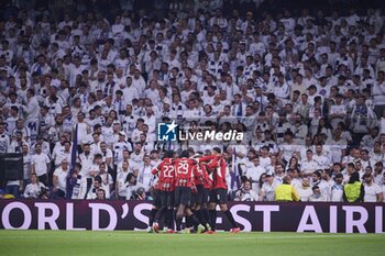 2024-11-05 - UEFA Champions League soccer match Real Madrid vs Milan at Santiago Bernabeu Stadium in Madrid, Spain 05 November 2024 Tijjani Reijnders celebrates a goal 900/Cordon Press - UEFA CHAMPIONS LEAGUE: REAL MADRID VS MILAN - UEFA CHAMPIONS LEAGUE - SOCCER